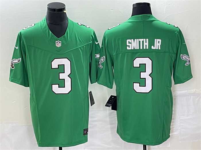 Men's Philadelphia Eagles #3 Nolan Smith JR Green 2023 F.U.S.E. Vapor Untouchable Stitched Jersey,We sell and wholesale Men's Philadelphia Eagles #3 Nolan Smith JR Green 2023 F.U.S.E. Vapor Untouchable Stitched Jersey on line form chian!